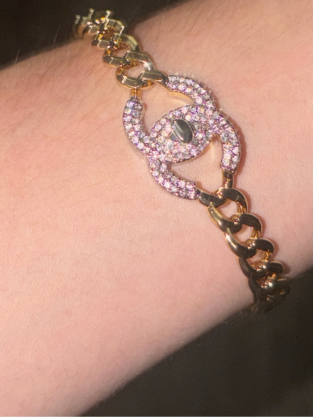 ✴️🪩⛓️  CC Open Chain Cuff🫸🏼⛓️✴️ - Picture 13 of 13